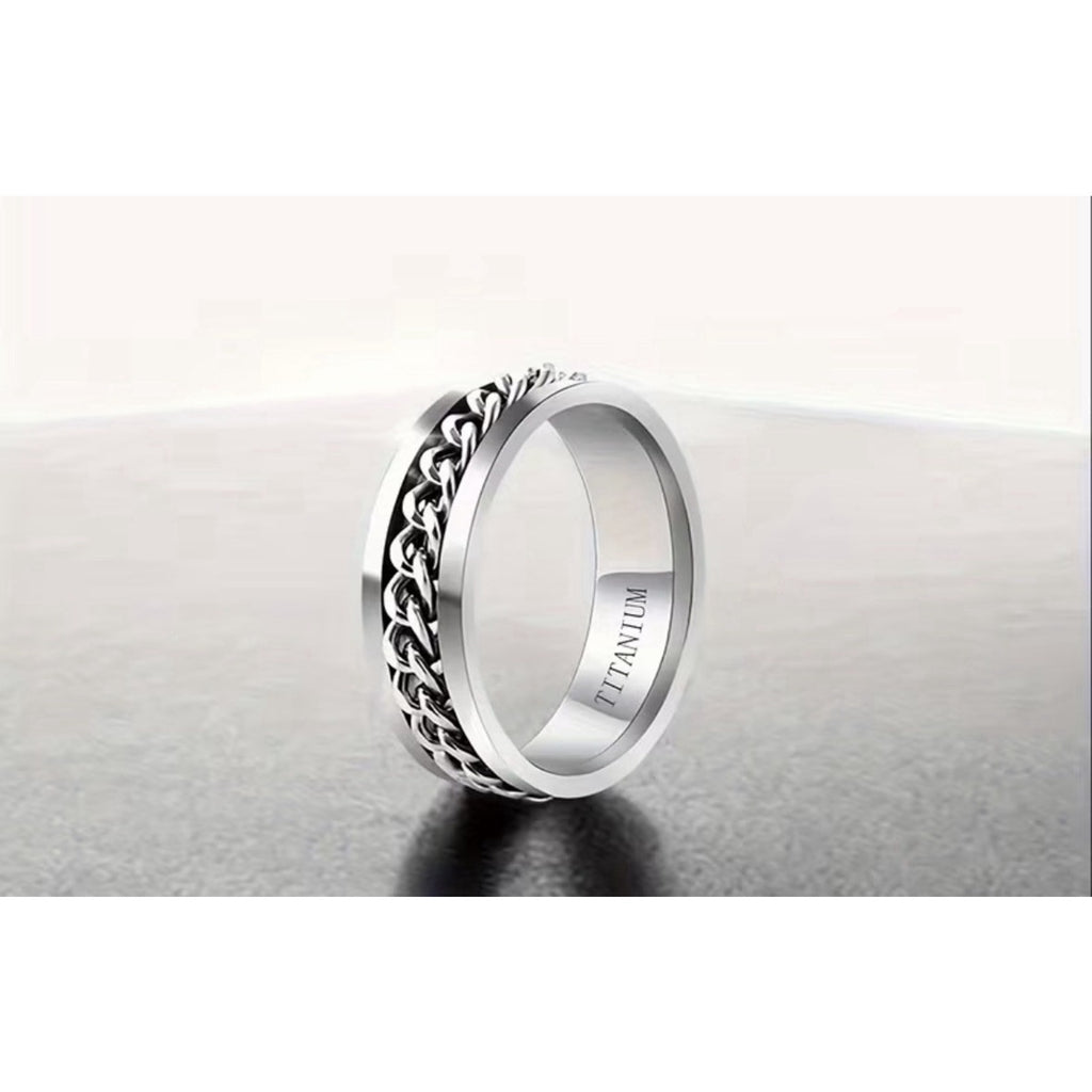 Men’s Titanium Ring - 1pc 8mm wide