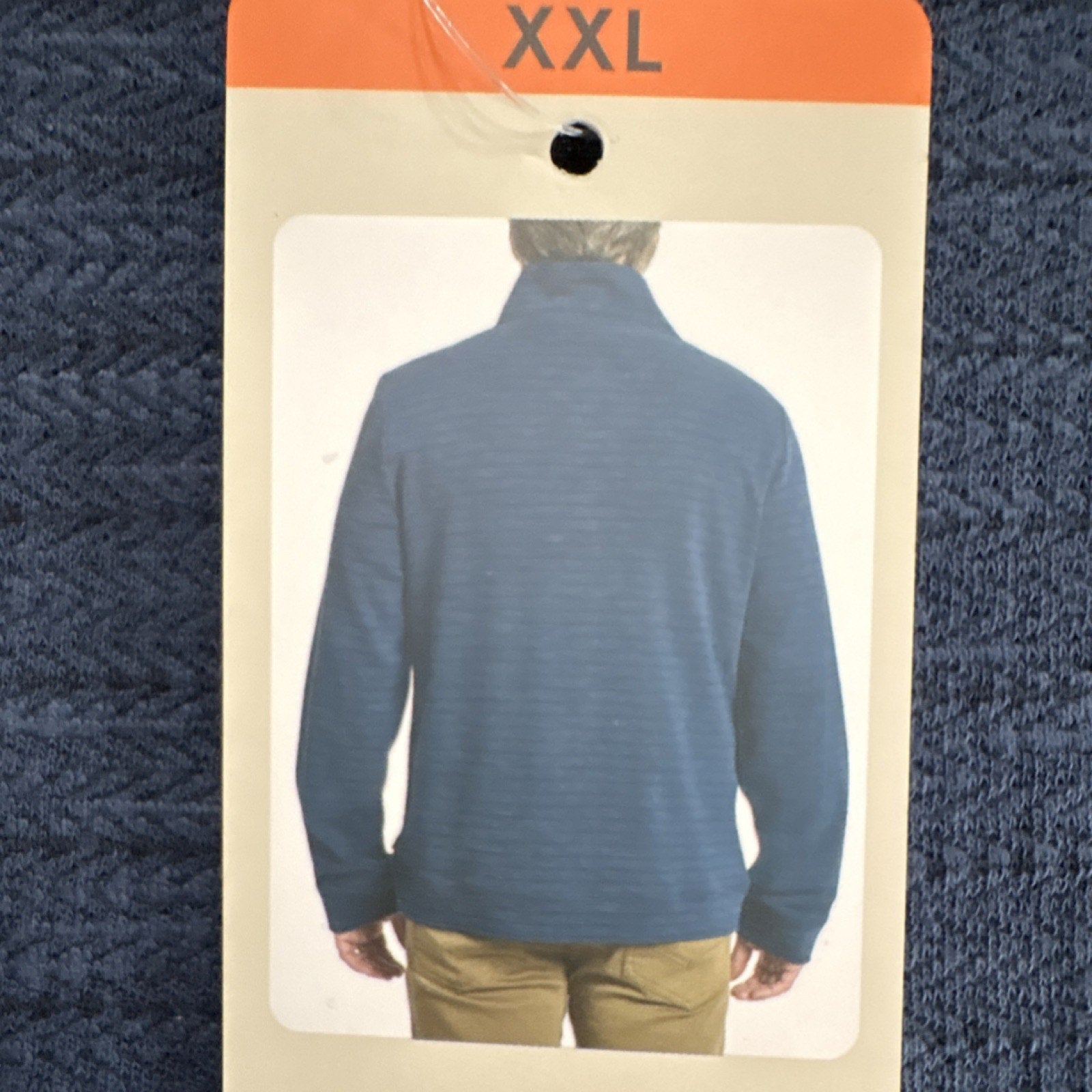 Dockers Men's Gray Knit 1/4 Zip High Neck Pullover Sweater Size XXL